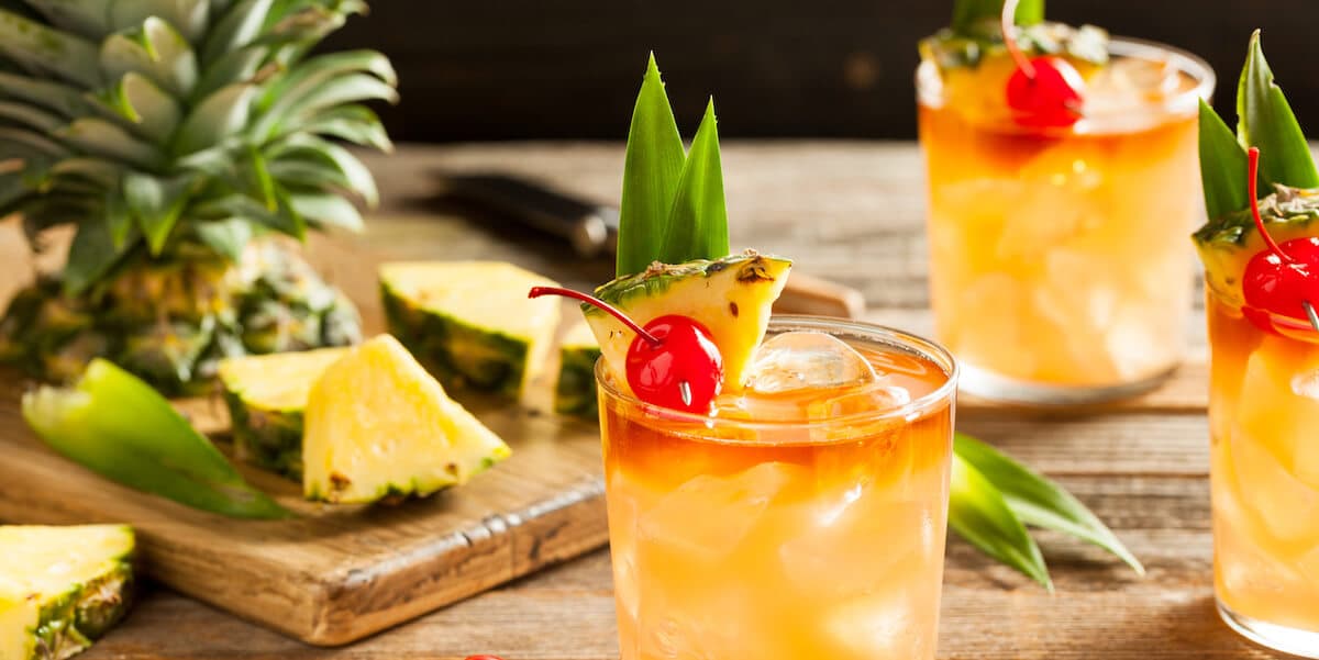 Homemade Mai Tai Cocktail