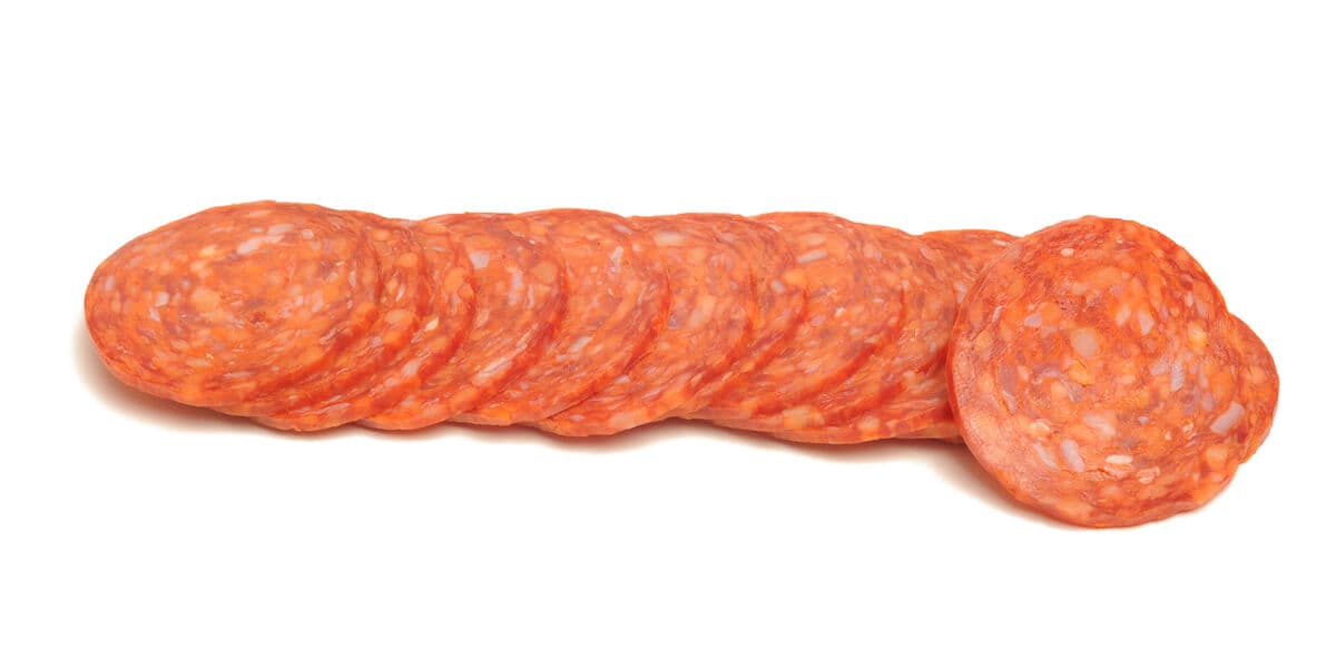Pepperoni slices